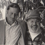 1980 John Mottinger and Irvin Greenblatt in the cornfield
